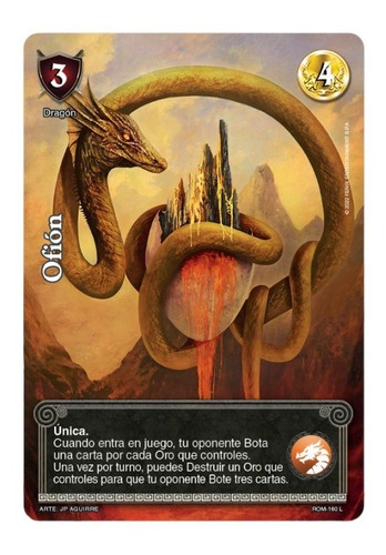 Carta Ofion Legendario Edición Roma 