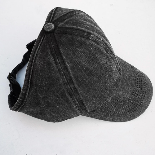Gorra De Béisbol Con Cola De Caballo Sin Espalda Para Mujer