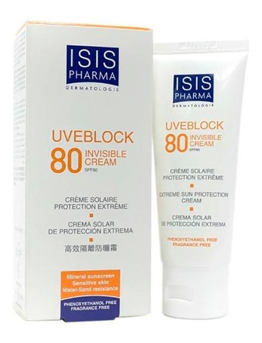 Uveblock Spf 80 Invisible Cream