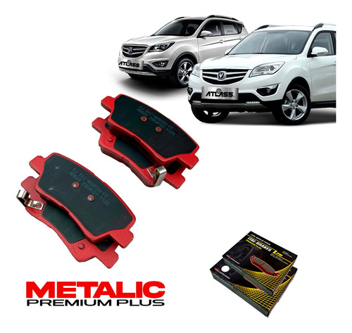 Pastillas De Freno Tra Para Changan Cs35 2013-2019