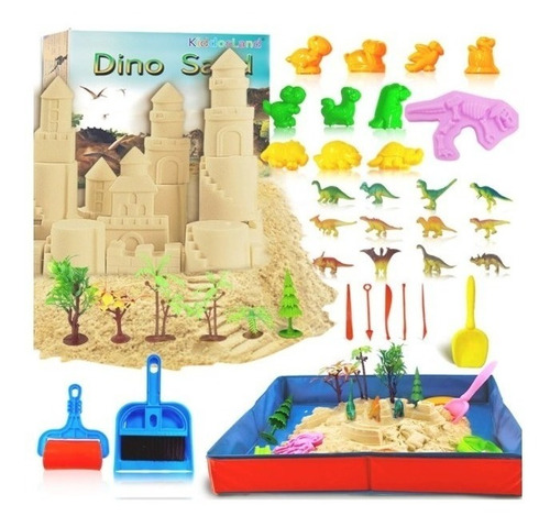 Kit De Arena Con Dinosaurios Para Niños Incluye Una Caja   