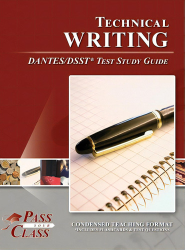 Technical Writing Dantes / Dsst Test Study Guide, De Passyourclass. Editorial Lightning Source Inc, Tapa Dura En Inglés