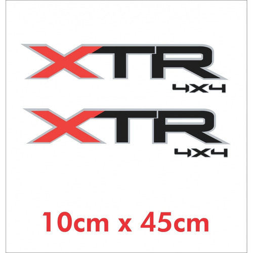 Emblema Adesivo Xtr 4x4 Jeep Willys Renegade Cherokee Ad35