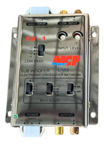 Crossover 1 Canal 2 Vías Subwoofer