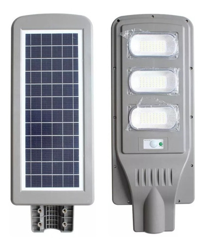 Lampara Led De Poste Panel Solar Recargables 90w Luz Fria