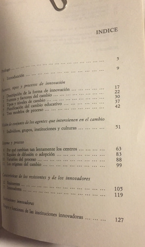 Libro Cambio E Innovacion En La Enseñanza