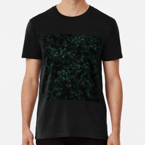 Remera Dark Green Foliage Algodon Premium