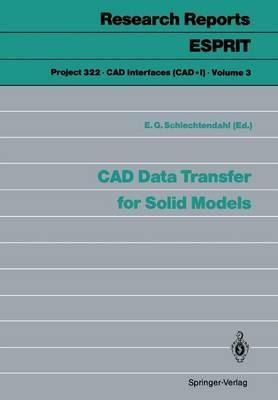 Libro Cad Data Transfer For Solid Models - E. G. Schlecht...