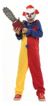 Comprar Killer Clown Kids Disfraz De Payaso Asesino Para Niño Mimo Arlequín Overol Halloween Cosplay