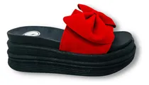 Comprar Sandalias Plataforma Gomon Y Moño Mujer Dama Verano Fabrica