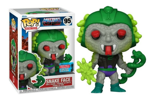 Funko Pop Snake Face #95 2021 Nycc Convention Sticker Motu