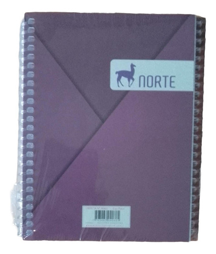 Cuaderno Libreta Norte 4060 Con Espiral Rayada 40 Hojas Color Diseños surtidos
