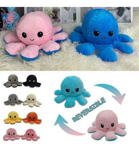Pulpo Reversible Para Niños Suave A Domicilio