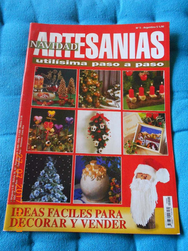 Revista Fasciculo N°5 Artesanias Navidad Utilisima Paso Paso