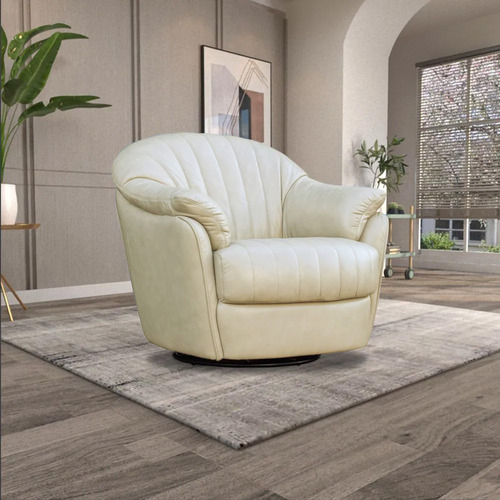 Poltrona U270 Couro Bege Claro Idea Relax By Natuzzi Group