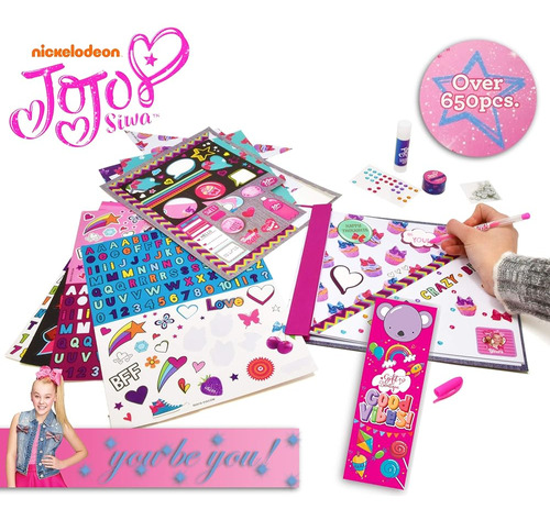 Jojo Siwa Scrapbook Journal Kit Set Para Niñas, Ideas Genial