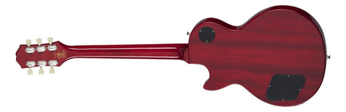 Guitarra EpiPhone Les Paul Standard Slash Vermillion Burst, color rojo, orientación a la mano derecha