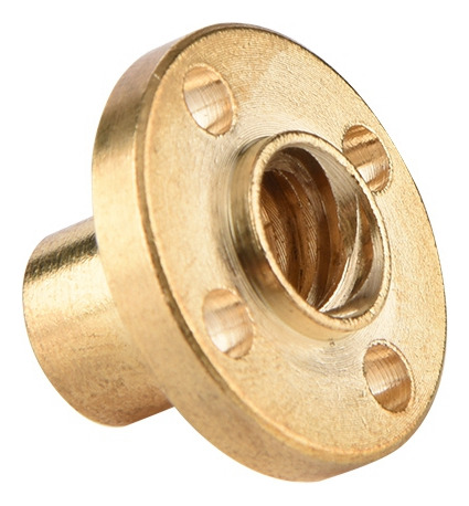 Parafuso De Chumbo De Haste Rosqueada Trapezoidal De Aço Ino