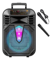 Comprar Parlante Grande 15 Con 2 Microfonos Rgb Bluetooth Usb Sd Fm