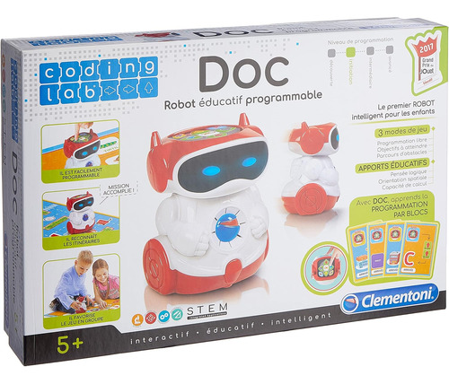 Clementoni-8005125590278 Doc Mon Robot Programmable