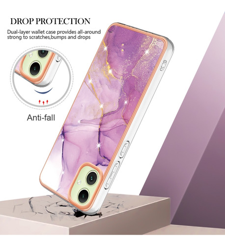 Compatible De Tpu De Mármol Para Samsung Galaxy A16 5g Para
