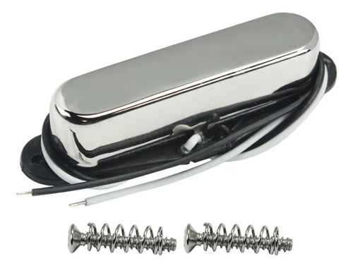 Captador Single Coil Belcat Alnico 5 Telecaster Vintage Cor Preto Com Cromado