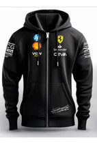 Comprar Campera Ferrari Formula 1 Hamilton Media Estación