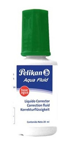 Corrector Liquido Base Agua De 20 Ml. 10 Piezas