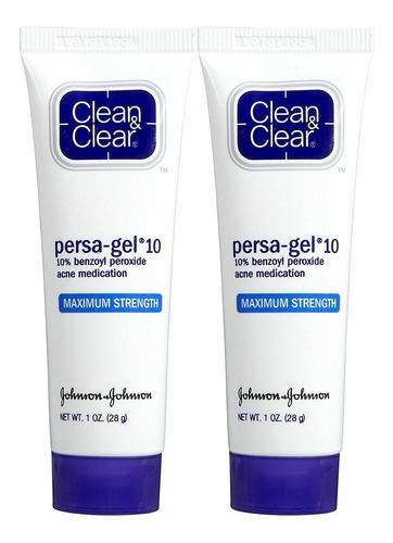 Clean  Clear Persa- Gel 10 Tratamiento De Acné, Máxima Resis