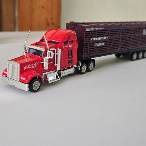 Trailer Kenworth Escala 1:64 Rojo (Usado)