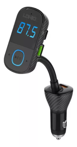 TRANSMISOR BLUETOOTH CON CARGA RÁPIDA PARA CARRO