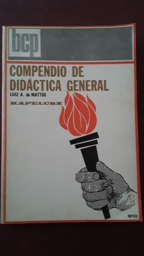 Compendio De Didactica General De Luiz De Mattos Tlu30