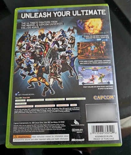Ultimate Marvel Vs Capcom 3 360 (Usado)