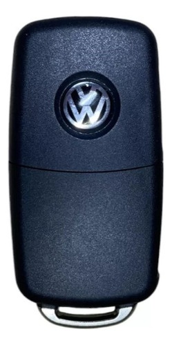 Carcaça Para Chave Canivete Compatível Vw G6 Amarok 2011 A 2017, 2 Botões, Compatível Com Volkswagen Placa E Lamina