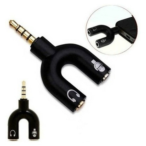 Adaptador Splitter Divisor 1 A 2 Plug 3.5 Micro Audi