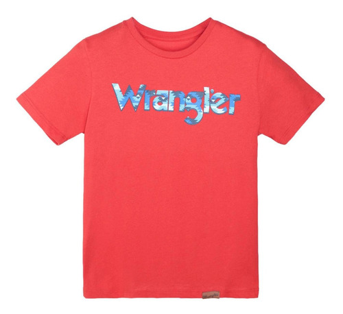 Playera Vaquera Comfort Wrangler Manga Corta Niño 526