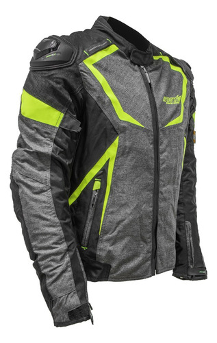 Chamarra Con Joroba Para Motociclista Marca Atrox At-2138