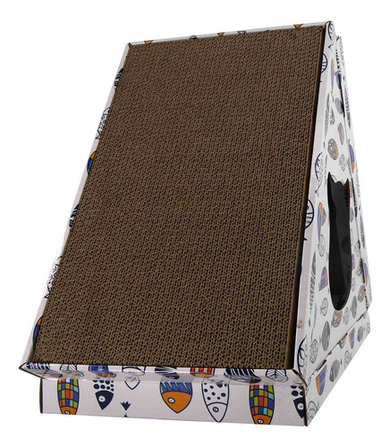 Rascador Ke Woow Premium Tipo Escalera Y Juguete Para Gato Color Tipi Peces