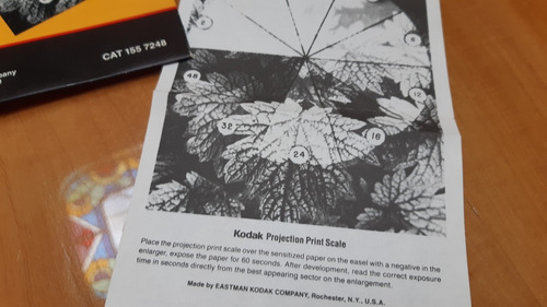 Imagen 2 de 5 de Escala De Impresion Kodak Para Cuarto Oscuro