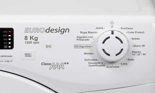 Imagen 6 de 9 de Lavarropas Longvie L18012 8kg 1200rpm Ef. Energética A+++