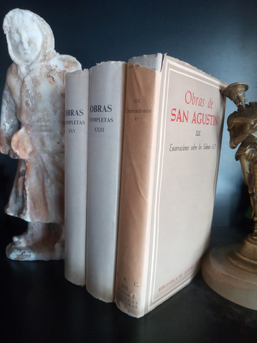 Obras De San Agustín - Tomos 19, 23, 25 - Bac - Tapa Dura
