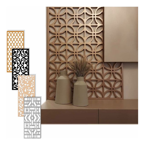 Panel Decorativo Celosia Para Tu Hogar 15mm Pintada