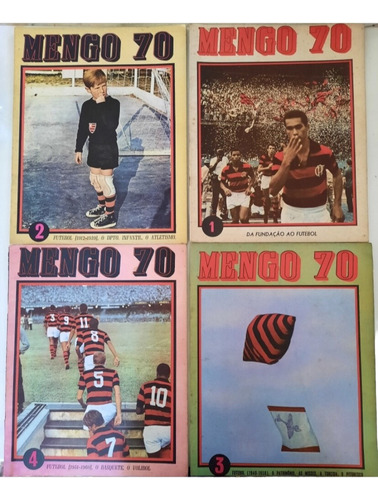 Revista Mengo 70 Futebol Flamengo Números 1 Ao 4   277