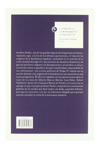 La Crisis De La Monarquía De Felipe Iv Geoffrey Parker 