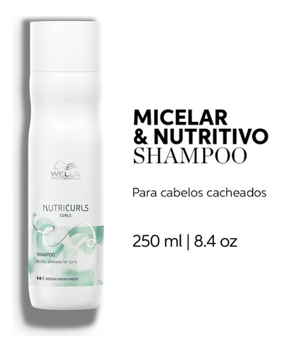 Kit Wella Nutricurls Sh 250ml + Cond 200ml + Leave-in 150ml