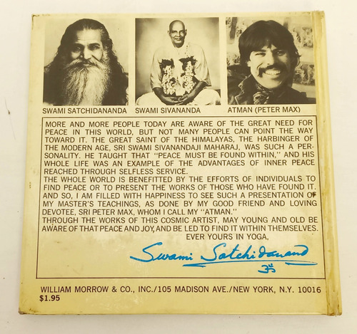Peter Max, S. Sivananda: Love, God, Thought, Peace -4 Libros (Usado)