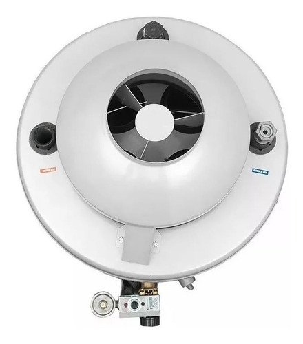 Termotanque multigas Eskabe Acquapiú A5 800 M gris plata 52L