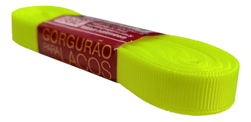 Fita De Gorgurão Para Laço Gl002 10mm Progresso N 2 10 Metros Cor Verde Cítrico 280