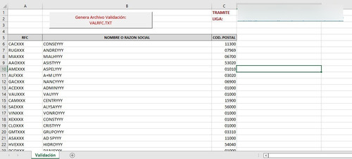 Carga Masiva Validación De Rfc Cfdi 4.0