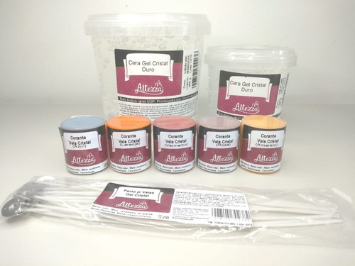 Pavio Parafina Gel Cristal - 24 Unds (esse Não Apaga Fácil)